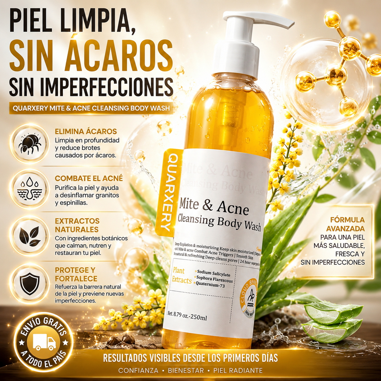 MiteClear™️ – Elimina Ácaros, Reduce el Acné y Recupera una Piel Limpia y Uniforme ✅