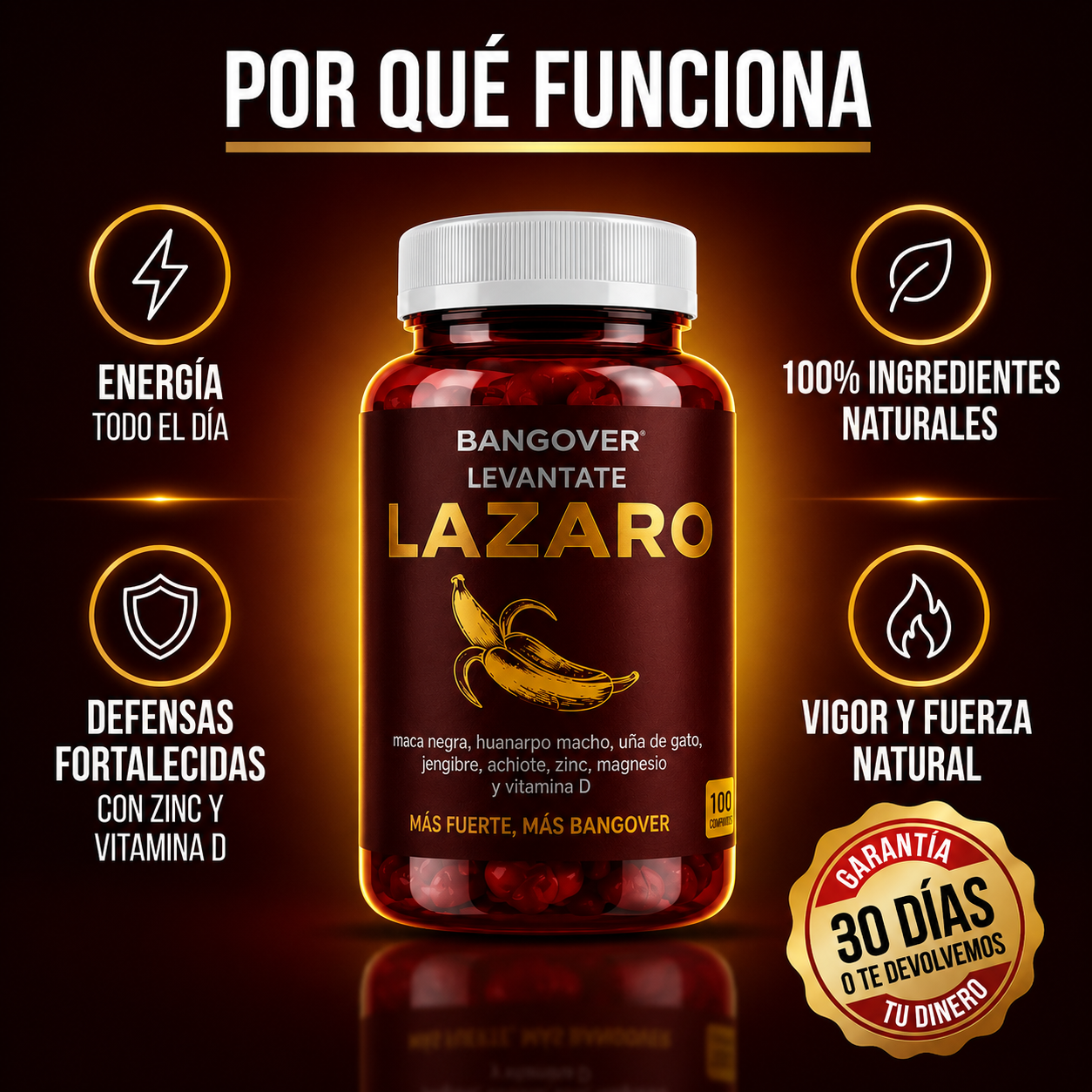 LÁZARO® La combinación perfecta para sentir más energía y vitalidad.