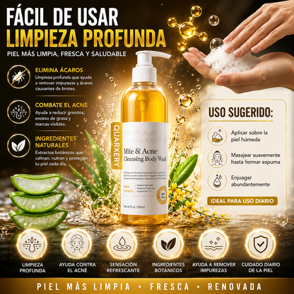 MiteClear™️ – Elimina Ácaros, Reduce el Acné y Recupera una Piel Limpia y Uniforme ✅