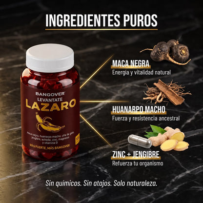 LÁZARO® La combinación perfecta para sentir más energía y vitalidad.